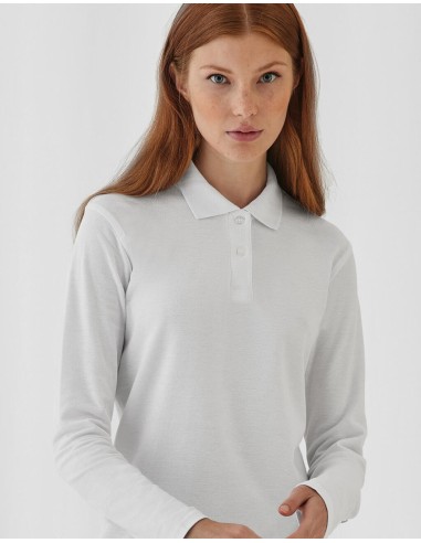 B-PWI13-Womens Long Sleeve Polo ID.001
